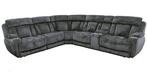 Layout A:  Six Piece Reclining Sectional 116" x 129"