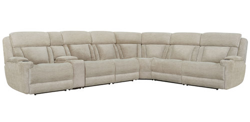 Layout A: Six Piece Reclining Sectional 129" x 116"