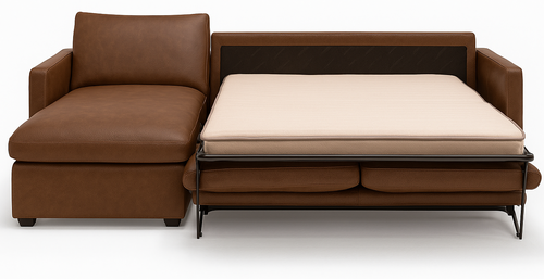 Layout B: Two Piece Full Size Sleeper Sectional 64" x 107"