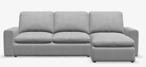 Layout B: Two Piece Sectional 144" x 65"