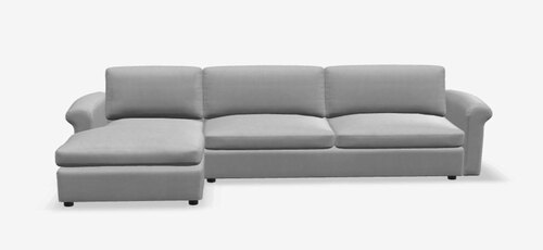 Layout A: Two Piece Sectional 61" X 123"