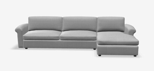 Layout B: Two Piece Sectional 123" X 61"