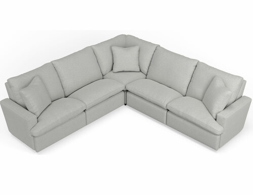 Layout A: Three Piece Reclining Sectional (3 power recliners)