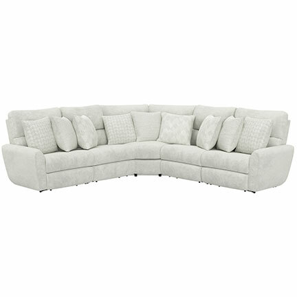 Layout A:  Three Piece Reclining Sectional 115" x 115" (2 power recliners)