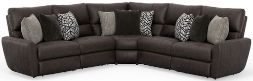 Layout A:  Three Piece Sectional 115" x 115" (2 power recliners)