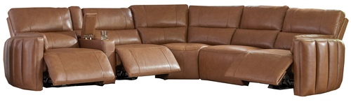 Layout B: Six Piece Reclining Sectional (2 Recliners)  132" x 123"
