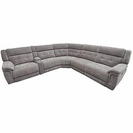 Layout B:  Six Piece Reclining Sectional 113" x 106.5"