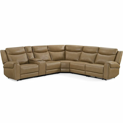 Layout A: Six Piece Reclining Sectional 134" x 121"