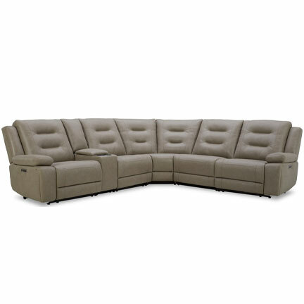 Layout A:  Six Piece Reclining Sectional 107" x 94"