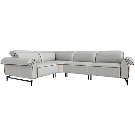 Layout D: Four Piece Sectional 87" x 118"