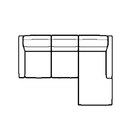 Layout A: Two Piece Sectional 79" x 59"