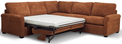 Layout A: Two Piece Sleeper Sectional (Full Size) 111" x 110"