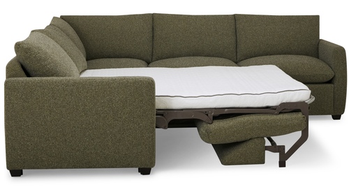 Layout A: Two Piece Sleeper Sectional (full size) 108" x 107"