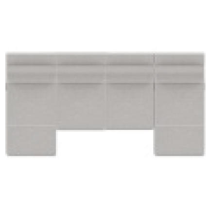 Layout A:  Four Piece Sectional 60" x 116" x 60"