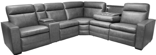 Layout D: Six Piece Reclining Sectional 99.5" x  112"  (3 recliners)