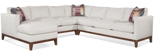 Layout A:  Four Piece Chaise Sectional 62" x 121" x 122"