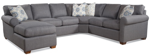 Layout A:  Four Piece Sectional 68" x 124" x 102"