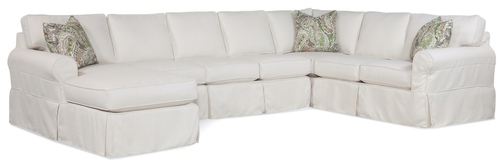 Layout A: Five Piece Slipcover Sectional 68" x 140" x 94"