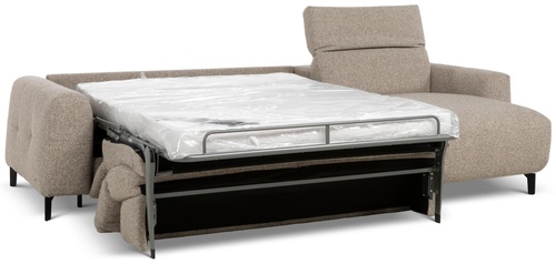 Layout A: Two Piece Full Size Sleeper Sectional 111" x 65"