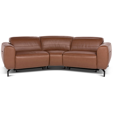 Layout F: Three Piece Reclining Sectional 84" x 84" (two recliners)