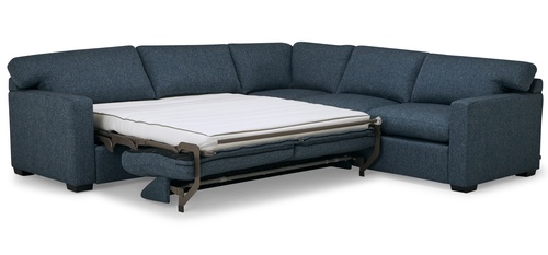 Layout A: Two Piece Full Size Sleeper Sectional 110" x 108"