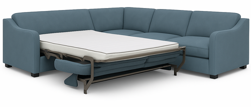 Layout A: Two Piece Full Size Sleeper Sectional 107" x 105"