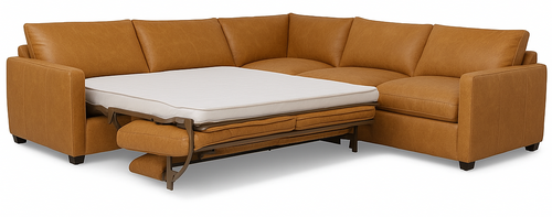 Layout A: Two Piece Sleeper Sectional (full size) 108" x 107"