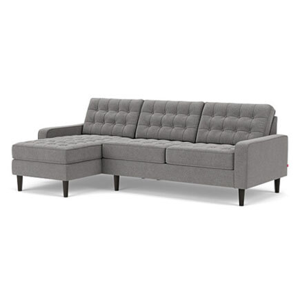 Layout B: Two Piece Sectional 56" x 95"