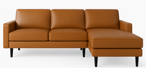Layout A:  Two Piece Sectional 93" x 58"