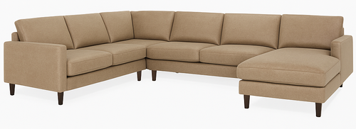 Layout A: Three Piece Sectional 96" x 128"