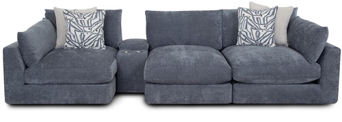 Layout D:  Four Piece Sectional 58.5" x 145"