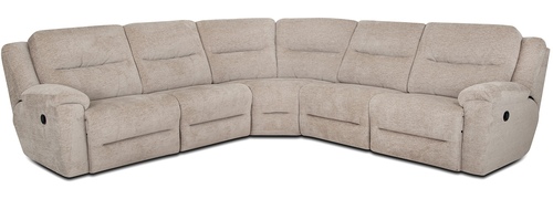 Layout C:  Five Piece Sectional 128" x 128" (2 recliners)