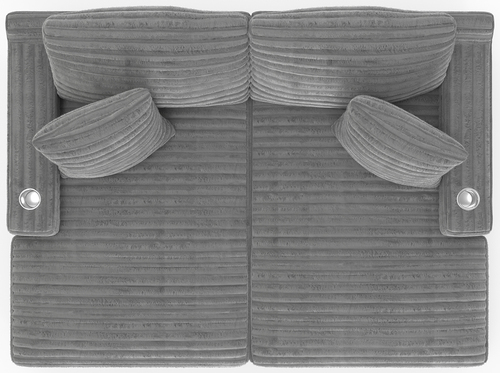 Layout A: Two Piece Chaise Sectional 90" x 67"