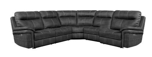Layout A:  Five Piece Reclining Sectional 121" x 121"