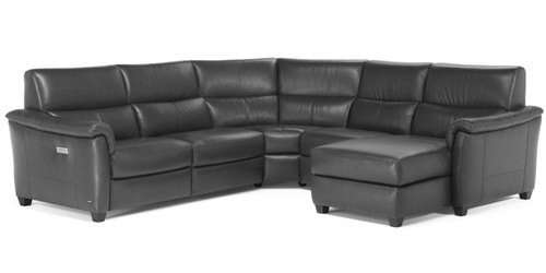 Layout E: Five Piece Reclining Sectional  (Chaise Right Side) - 111" x 110"