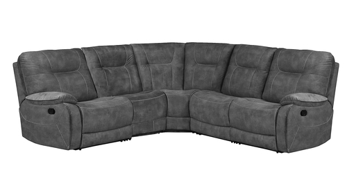 Layout A:  Five Piece Reclining Sectional 118.5 x 118.5