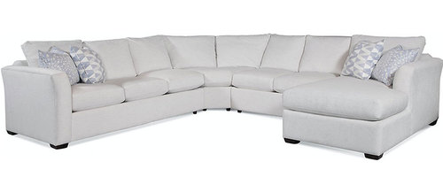 Layout A:  Four Piece Chaise Sectional 99.5" x 133" x 68"