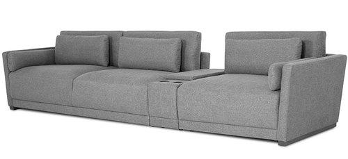 Layout A:  Three Piece Sectional 142" Wide