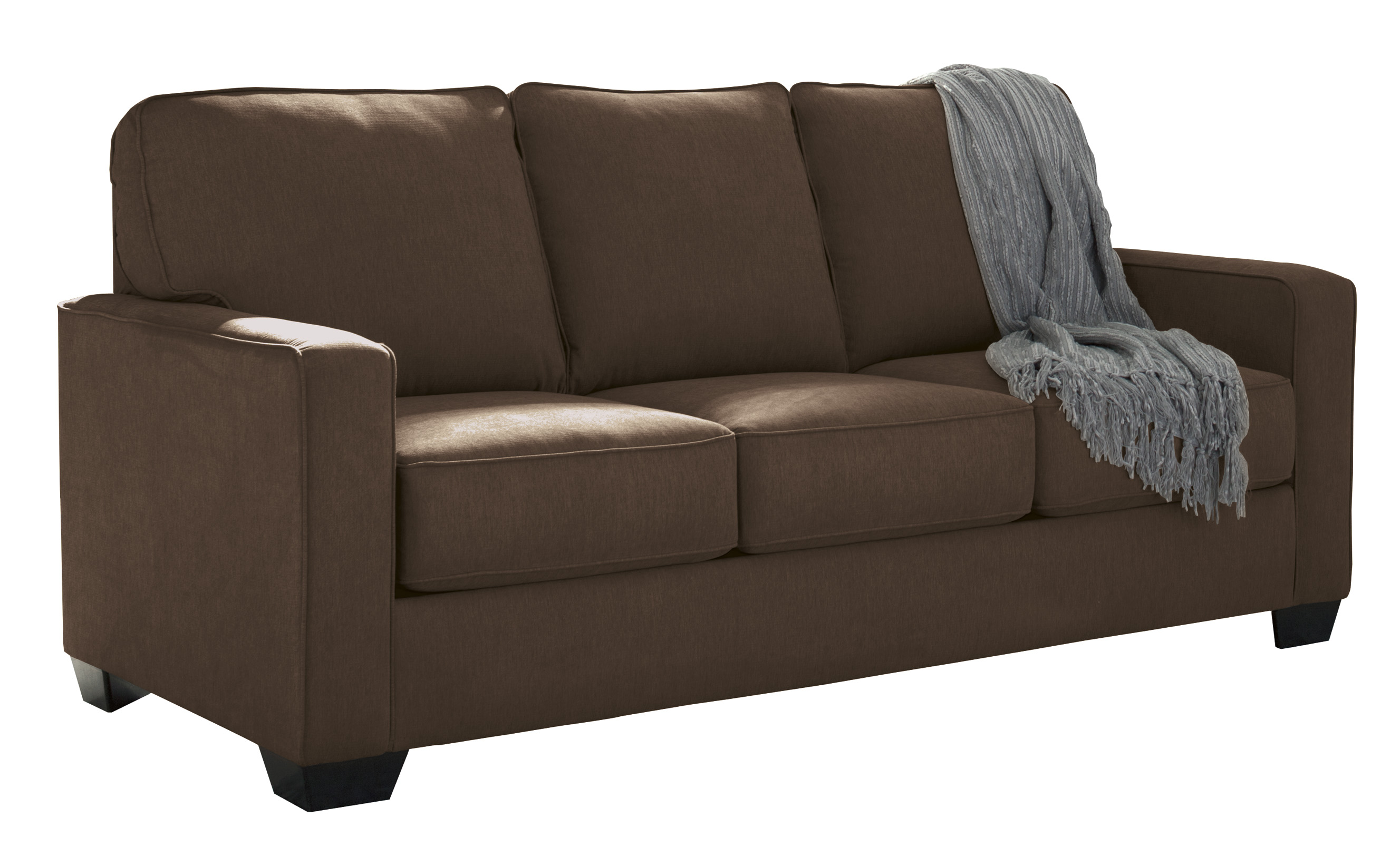 Zeb Espresso Twin, Full or Queen Size Sleeper Sofas and Sectionals