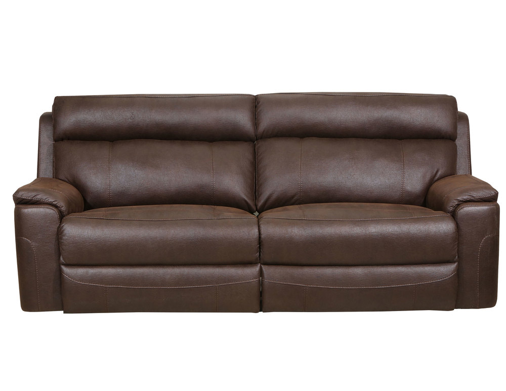 Warwick Double Reclining Sofa In Tobacco Sofas And Sectionals