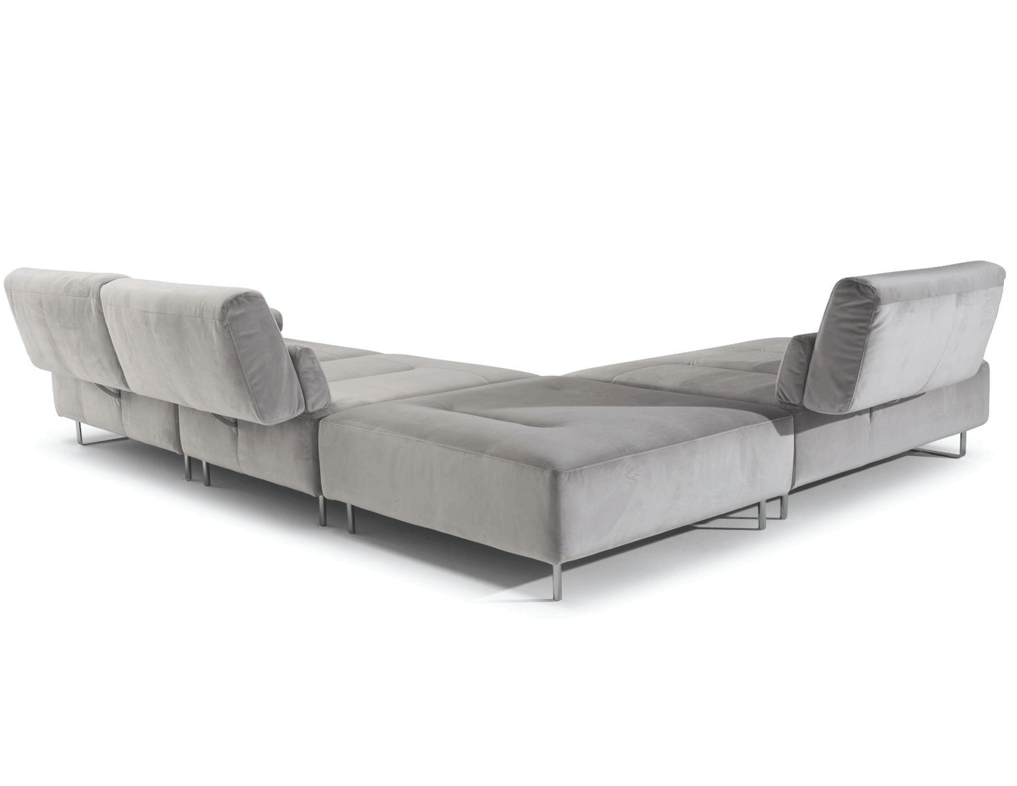 Ernesto B726 Top Grain Leather Sectional (Made Sofas and Sectionals