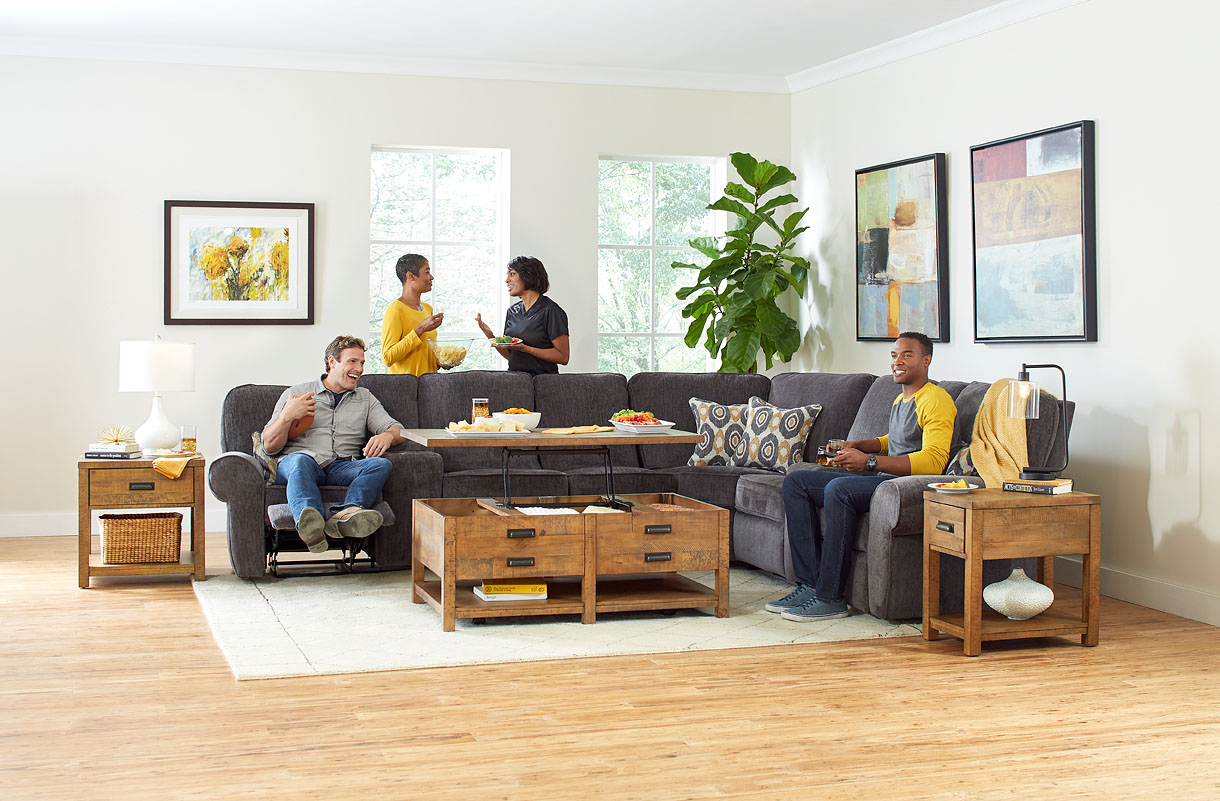 Megan Reclining Sectional 343 Sofas And Sectionals Megan Reclining Sectional 343 Sofas