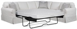 Bedford Slipcover Queen Sleeper Sectional