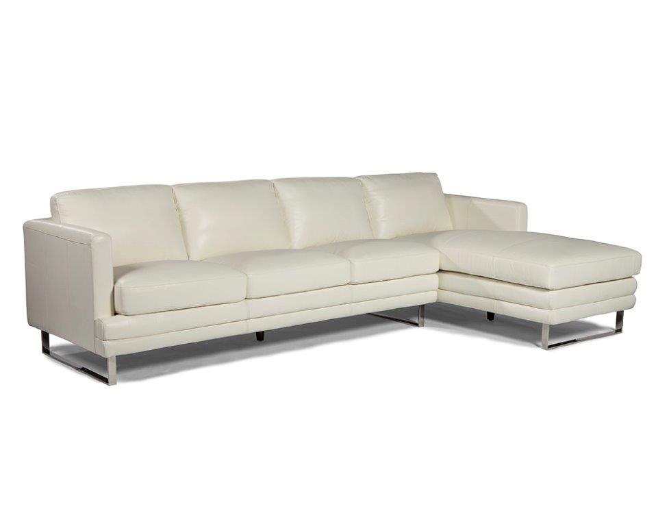 Melbourne 1003 Rsf Chaise Leather Sectional In Sofas And Sectionals