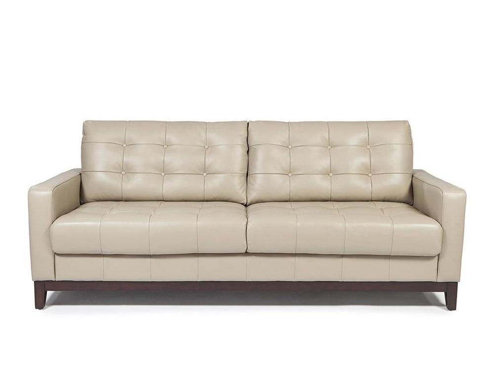 Clayton 1527 Leather Sofa In Taupe Stock Sofas And Sectionals Clayton 100 Top Grain Leather In Taupe