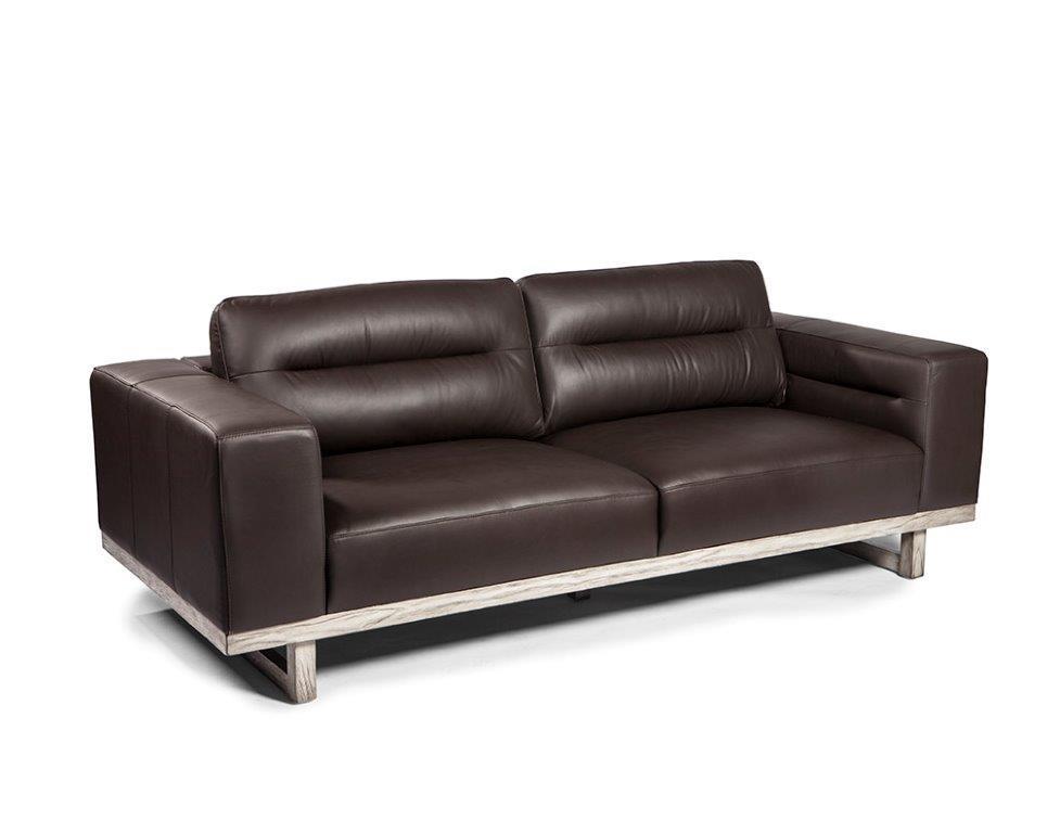 Cooper 1629 Leather Sofa In Java Stock Sofas And