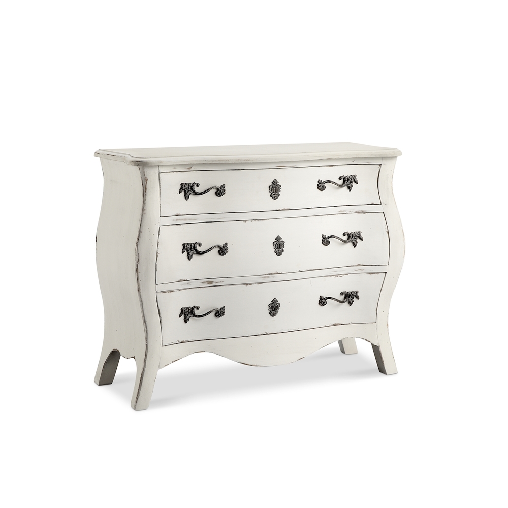 Prendergast Three Drawer Bombe Chest 13596 Sofas And Sectionals