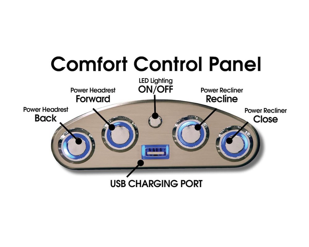 Wembley Lay Flat Leather Reclining Sofa (Power Sofas and Sectionals