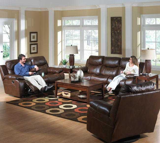 Dallas 495 Top Grain Leather Reclining Sofa Sofas And Sectionals