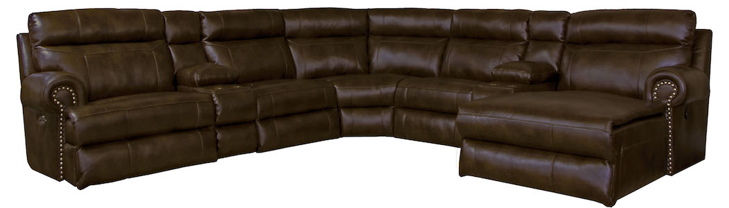 Ashton 205 Power Headrest Reclining Sectional Sofas And Sectionals